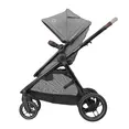 Коляска MAXI-COSI ZELIA S TRIO Grey (Black Frame/Brown Leather + CabrioFix S i-Size + сумка) — Photo 7