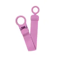 Тримач-стрічка для пустушки з петлею BIBS Pacifier Clip Loop Bubblegum