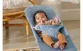Шезлонг для немовлят BabyBjorn Bouncer BLISS Woven Petal Quilt Blue — Photo 4