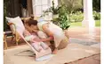 Шезлонг для немовлят BabyBjorn Bouncer BLISS Woven Light Pink Melange — Photo 3