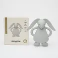 Прорізувач Moonie з натурального каучуку Gray — Photo 2