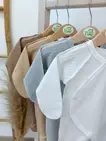 Чоловічок для немовля закритою ручкою в рубчик (White) 56р. — Photo 2