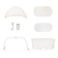 Ліжко-колиска з функцією ваг Lionelo CORAL WHITE — Photo 4