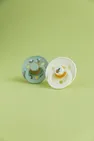 Пустушка Studio Colour 2 PACK Latex Round (кругла) Bumblebee – Ivory Mix (2 в упаковці) 0-6 міс. — Photo 2
