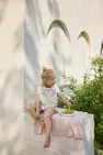Нагрудник для годування Elodie Details Baby Bib Oat White — Photo 1
