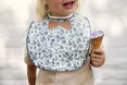 Нагрудник для годування Elodie Details Baby Bib Garden Leo Toile Bow — Photo 1