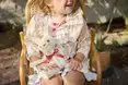 Нагрудник з рукавами для годування Elodie Details Longsleeved Baby Bib Candy Stripes — Photo 3