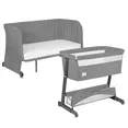 Ліжечко дитяче 5в1 Lionelo THOMI PLUS GREY CONCRETE