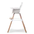 Стілець для годування Childhome Evolu 2 з бампером natural/white, арт. CHEVOCHNW — Photo 9