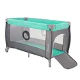 Ліжечко-манеж Lionelo SVEN PLUS TURQUOISE / GREY — Photo 3