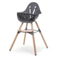 Стілець для годування Childhome Evolu 2 з бампером natural/anthracite, арт. CHEVOCHNA