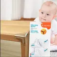 Безпечний дім: "Захист на гострі краї" (4 шт.) / (Напівпрозорі) "BabyOno" — Photo 1