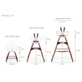 Стілець для годування Childhome Evolu 2 з бампером nut/frosted, арт. CHEVOCHFR — Photo 1