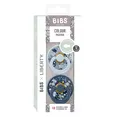 Пустушка BIBS x Liberty Colour Latex Symmetrical (симетрична) – Chamomile Lawn Baby Blue / Steel Blue Mix (2 в упаковці) 0-6 міс. — Photo 4