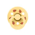 Пустушка Studio Colour Latex Round (кругла) Ladybug Friends – Pale Butter 0-6 міс.