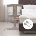 Ліжечко приставне Lionelo PARI BEIGE TAUPE — Photo 8