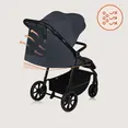 Прогулянкова коляска Lionelo IVA GREY GRAPHITE — Photo 2