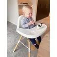 Стілець для годування Childhome Evolu 2 з бампером natural/white, арт. CHEVOCHNW — Photo 4