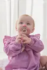Тримач для пустушки BIBS x Liberty Pacifier Clip – Chamomile Lawn Woodchuck — Photo 3