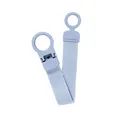 Тримач-стрічка для пустушки з петлею BIBS Pacifier Clip Loop Dusty Blue
