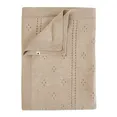 В'язана ковдра BIBS Knitted Blanket Pointelle Ivory — Photo 1