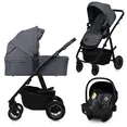 Універсальна коляска 3 в 1 Lionelo AMBER PLUS GREY GRAPHITE