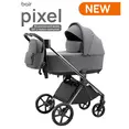 Універсальна коляска 2 в 1 Bair Pixel Beige Gray