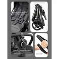 Універсальна коляска 2 в 1 Bair Pixel Anthracite Black — Photo 2