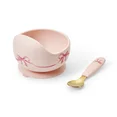 Набір для годування Elodie Details Silicone Bowl Set Rosy Bow