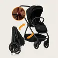 Універсальна коляска 3 в 1 Lionelo MERIL 3IN1 BLACK ONYX — Photo 3