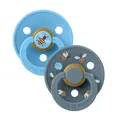 Пустушка Studio Colour 2 PACK Latex Round (кругла) Bumblebee – Breeze Mix (2 в упаковці) 6-18 міс.
