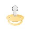 Соска пустушка BIBS De Lux Silicone Round (кругла) – Pale Butter 0-36 міс.