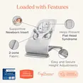 Крісло-шезлонг Ergobaby Light Gray — Photo 4