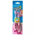 Зубна щітка Brush-Baby FlossBrush (3-6 років) Єдиноріг, на ніжці-липучці (подвійна упаковка)