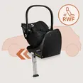 База з автокріслом Lionelo MOXIE I-SIZE SET BLACK CARBON — Photo 2