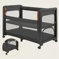 Ліжечко дитяче 3 в 1 Lionelo PATTY GREY GRAPHITE