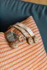 Тримач для пустушки в'язаний BIBS Pacifier Clip Knitted Ivory — Photo 3
