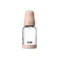 Скляна дитяча пляшечка BIBS Glass Baby Bottle Round Latex 1 pack 120 мл Slow Flow Sage — Photo 1