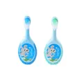 Дитяча зубна щітка Flossbrush (від 0 до 3 років) - Blue-Teal (2 шт), (Brush-baby) — Photo 3
