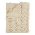 В'язана ковдра BIBS Knitted Blanket Wavy Vanilla — Photo 1