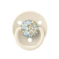 Пустушка BIBS x Liberty De Lux Silicone Round (кругла) Onesize – Eloise Baby Blue / Ivory Mix (2 в упаковці) 0-36 міс. — Photo 2
