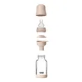 Скляна дитяча пляшечка BIBS Glass Baby Bottle Round Silicone 1 pack 120 мл Slow Flow Sage — Photo 2