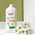 Органічне рідке мило для рук Friendly Organic з екстрактом ромашки 1000 мл — Photo 5
