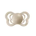 Соска пустушка BIBS Couture Latex Anatomical (анатомічна) – Vanilla/Peach (2 в упаковці) 6міс.+ — Photo 3