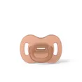 Пустушка силіконова фізіологічна, 0-6 місяців, помаранчева — Photo 3