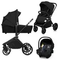 Універсальна коляска 3 в 1 Lionelo MIKA PLUS 3IN1 BLACK ONYX