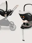 База з автокріслом Lionelo MOXIE I-SIZE SET BEIGE SAND — Photo 1