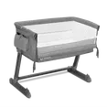 Ліжечко приставне Lionelo THEO GREY STONE NATURAL