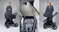 Універсальна коляска 2 в 1 Bair Pixel Anthracite Black — Photo 3