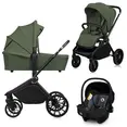 Універсальна коляска 3 в 1 Lionelo MIKA PLUS 3IN1 GREEN OLIVE